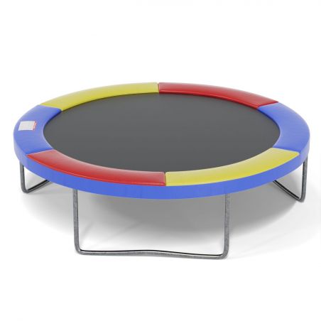 Coussin de protection pour trampoline 8 FT - 244cm - Multicolore