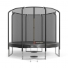 Trampoline Semi-Pro Jump4fun 10FT-305cm Noir Trampoline Semi-Pro Jump4fun 10FT-305cm Noir