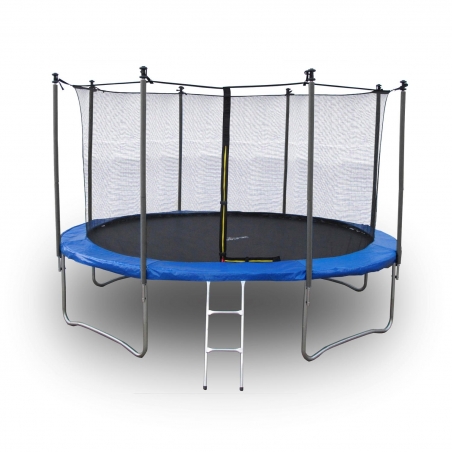 Trampoline Jump4Fun Classique 14FT - 427cm - Bleu Trampoline Jump4Fun Classique 14FT - 427cm - Bleu