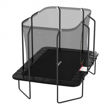 Trampoline Rectangle 8 x 12FT - 244 x 366cm Noir Trampoline Rectangle 8 x 12FT - 244 x 366cm Noir
