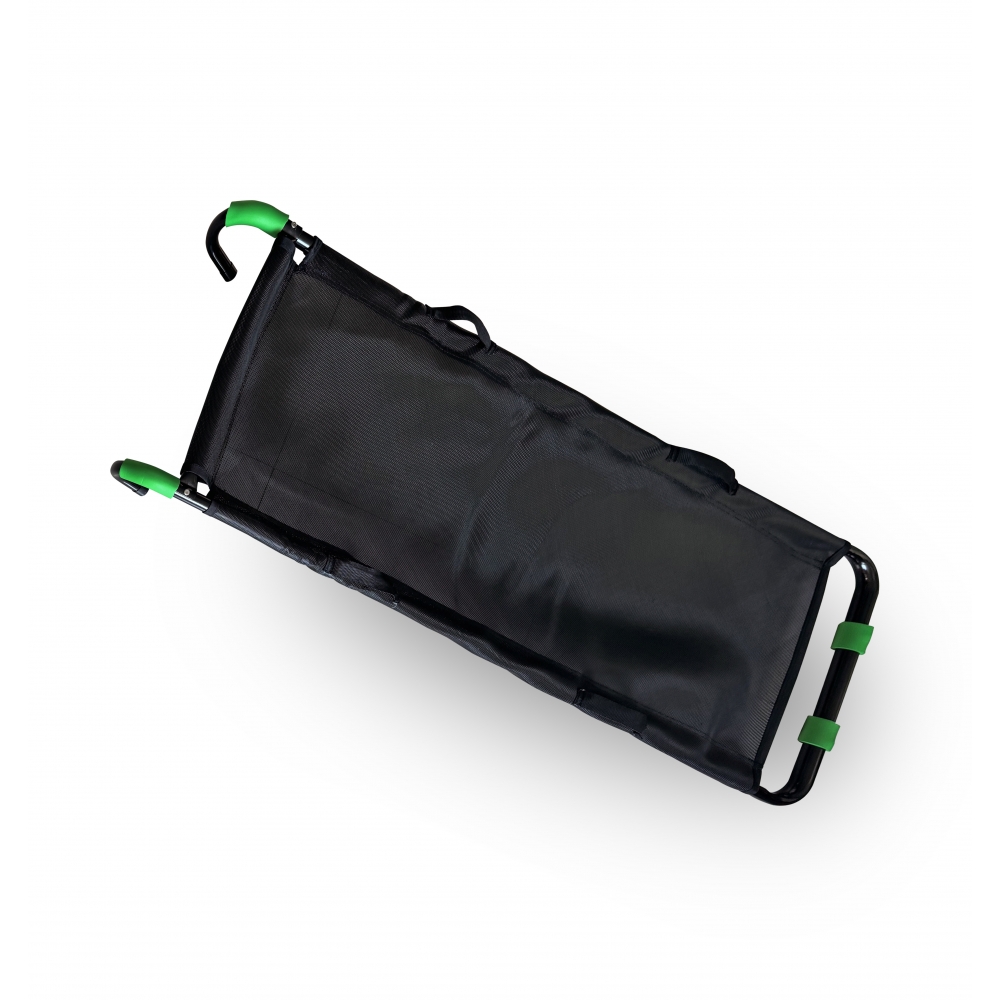 Echelle toboggan pour trampoline - Noir