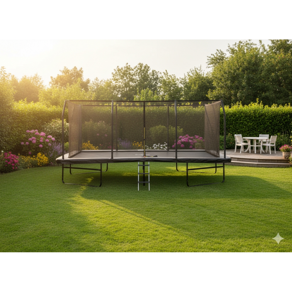 Trampoline Semi Pro - Rectangle XXXL 17 FT x 10FT / 518 x 305cm