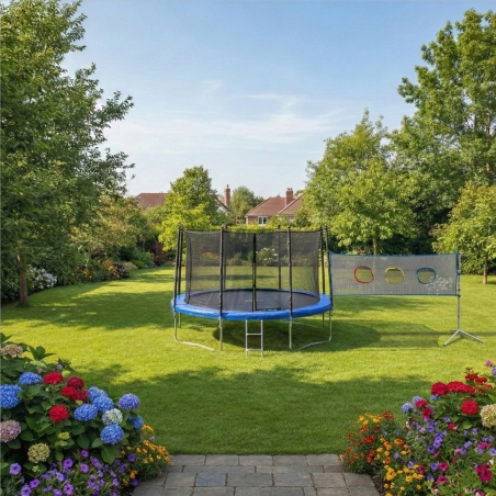 Filet Multi-Jeux Universel - Compatible avec Tous Trampolines -76x250 cm