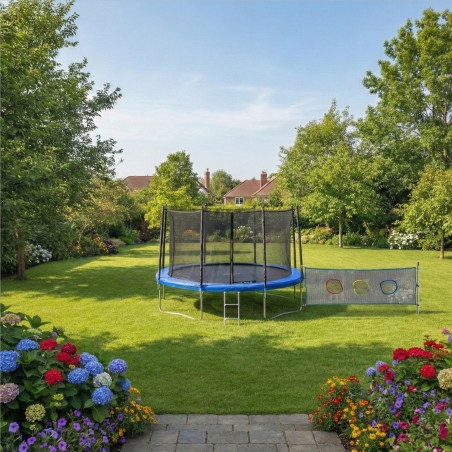 Filet Multi-Jeux Universel - Compatible avec Tous Trampolines -76x250 cm