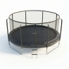 Trampoline Semi-Pro Jump4fun 14FT-427cm Noir