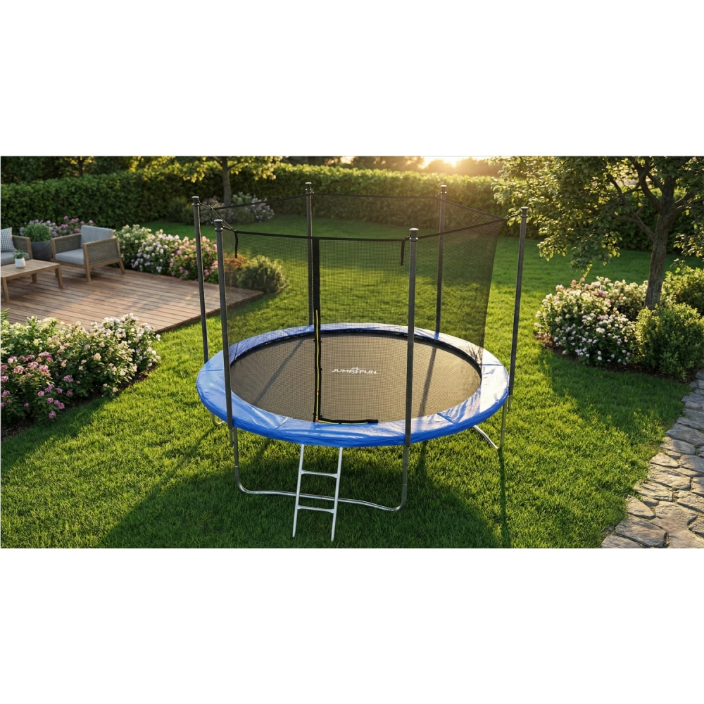 Trampoline Jump4Fun Classique 10FT - 305cm - Bleu