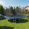 Trampoline Jump4Fun Classique 12FT - 366cm - Bleu