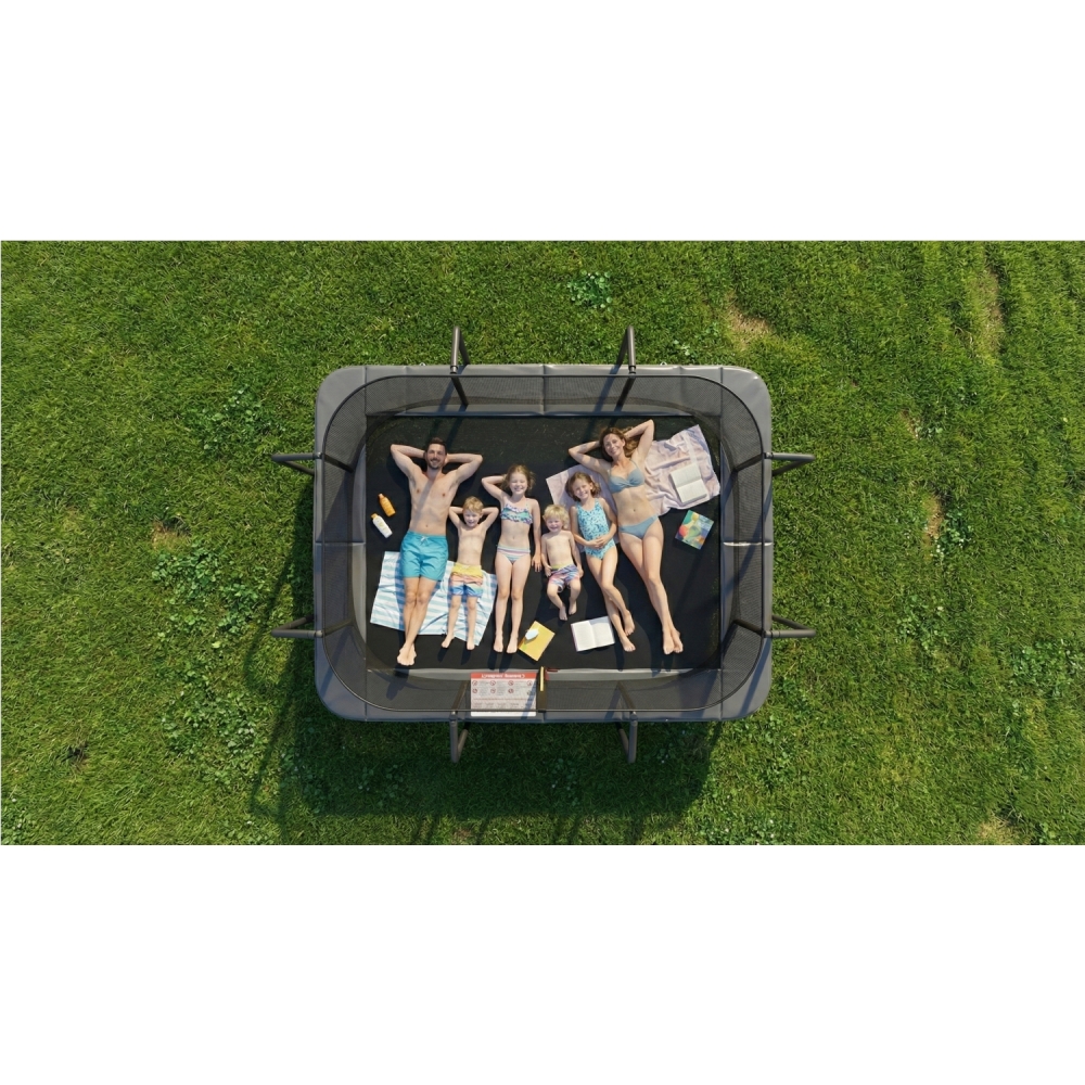 Trampoline Semi Pro - Rectangle 8 x 10FT - 244 x 305cm