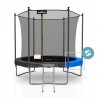 Trampoline extérieur 240 cm réversible - filet de sécurité + matelas de protection + echelle - norme EU Trampoline extérieur 240 cm réversible - filet de sécurité + matelas de protection + echelle - norme EU