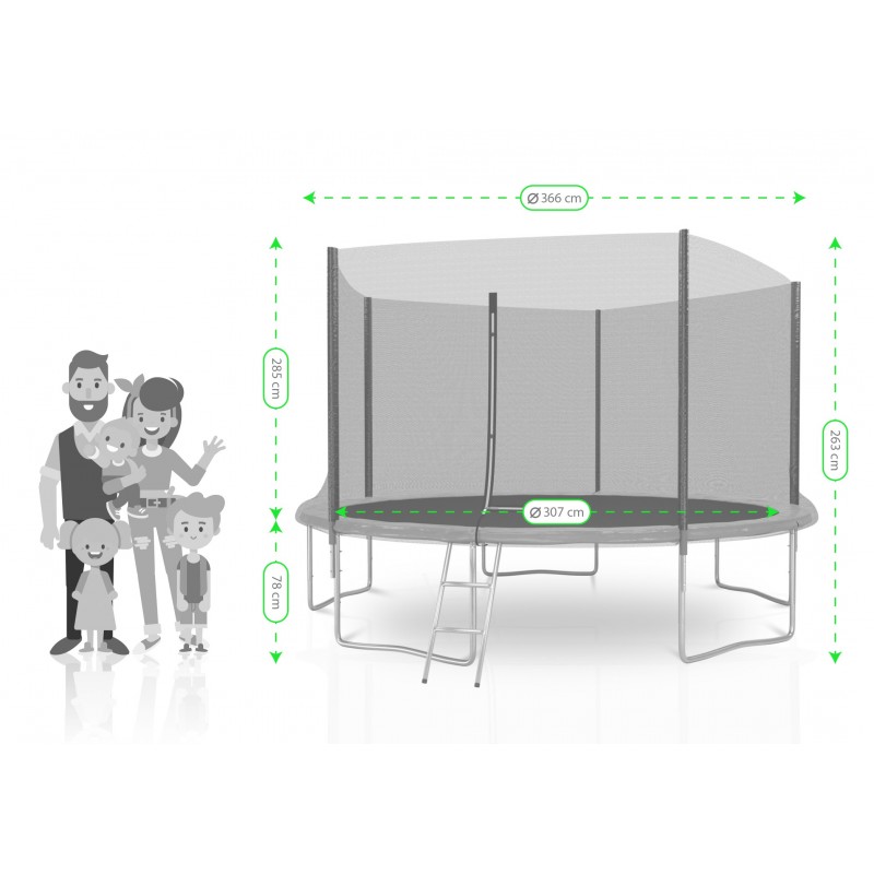 Sachet de vis pour structure de base de trampoline - x12 Sachet de vis pour structure de base de trampoline - x12