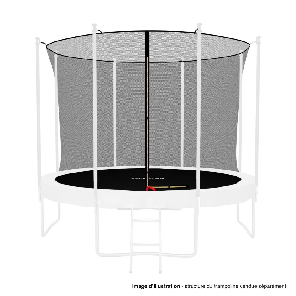 Filet intérieur de protection Universel pour trampoline - avec bouchons  hauts de perches et ficelle