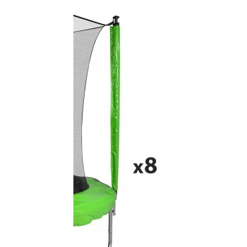 Trampoline Color's ø 366 cm - 12 Ft - Filet de sécurité + matelas de  protection + échelle