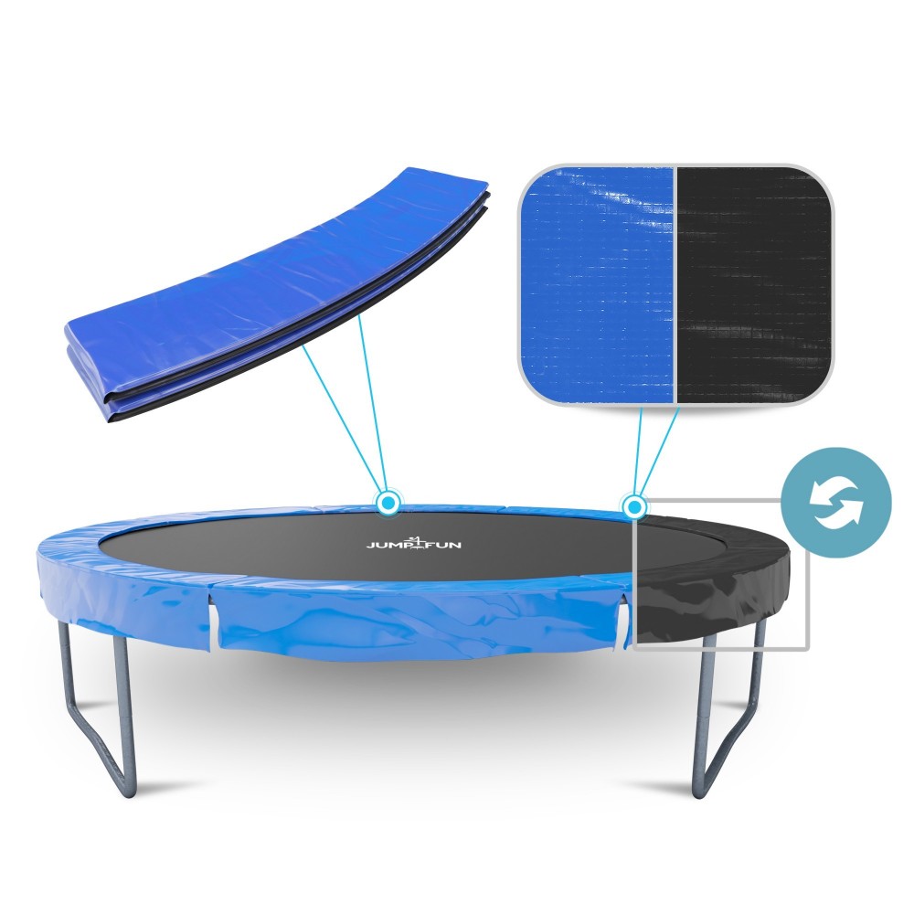 Coussin de protection pour trampoline rectangulaire