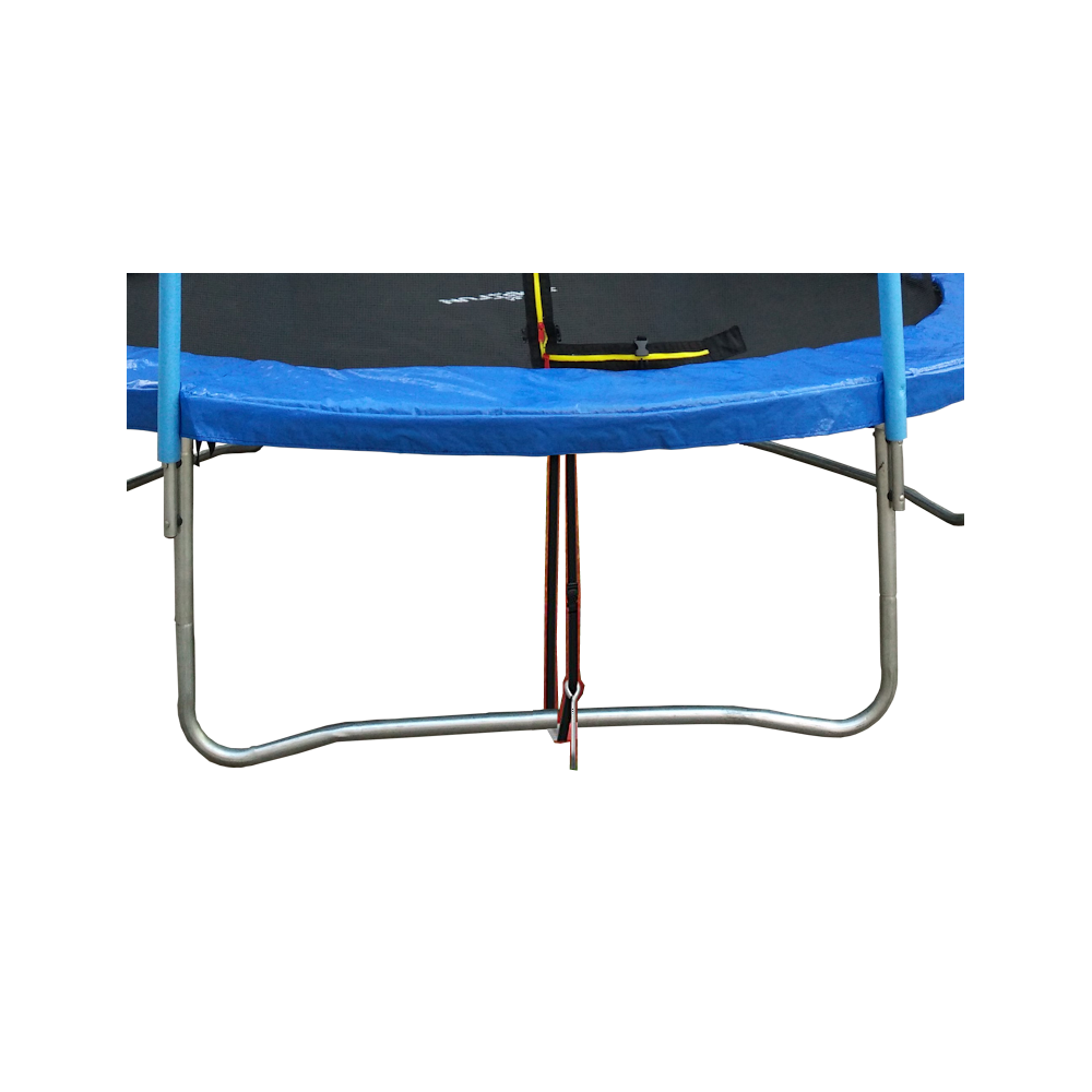 Kit d'ancrage au sol de trampoline - Extra Safe - Spirale - Fixation au sol  - Inox